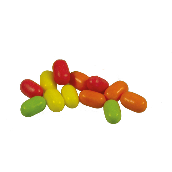 Bunte Fruchtdragees Werbetüte, Inhalt: Bunte Fruchtdragees gemischt ca. 5 g