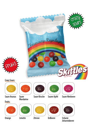 Skittles Werbetüte,   9 g Skittles "Fruits"