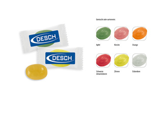 Bonbon Flowpack, Inhalt: Eisbonbon