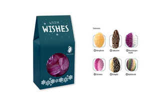Beutelschachtel mit Bonbons, Inhalt: Saure Zitrone Brause ca. 60 g
