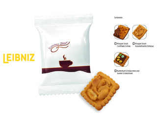 Leibniz Kekse Knusper Snack & Kunterbunt Flowpack, 1 StückLeibniz Knusper Snack mit Cornflakes