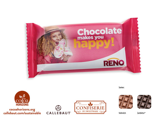 Schokolade 40 g Tafel, Inhalt: Callebaut Vollmilch
