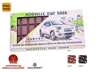 Schokolade 100 g Tafel im Karton, 1 StückCallebaut Vollmilch Schokolade Kalender