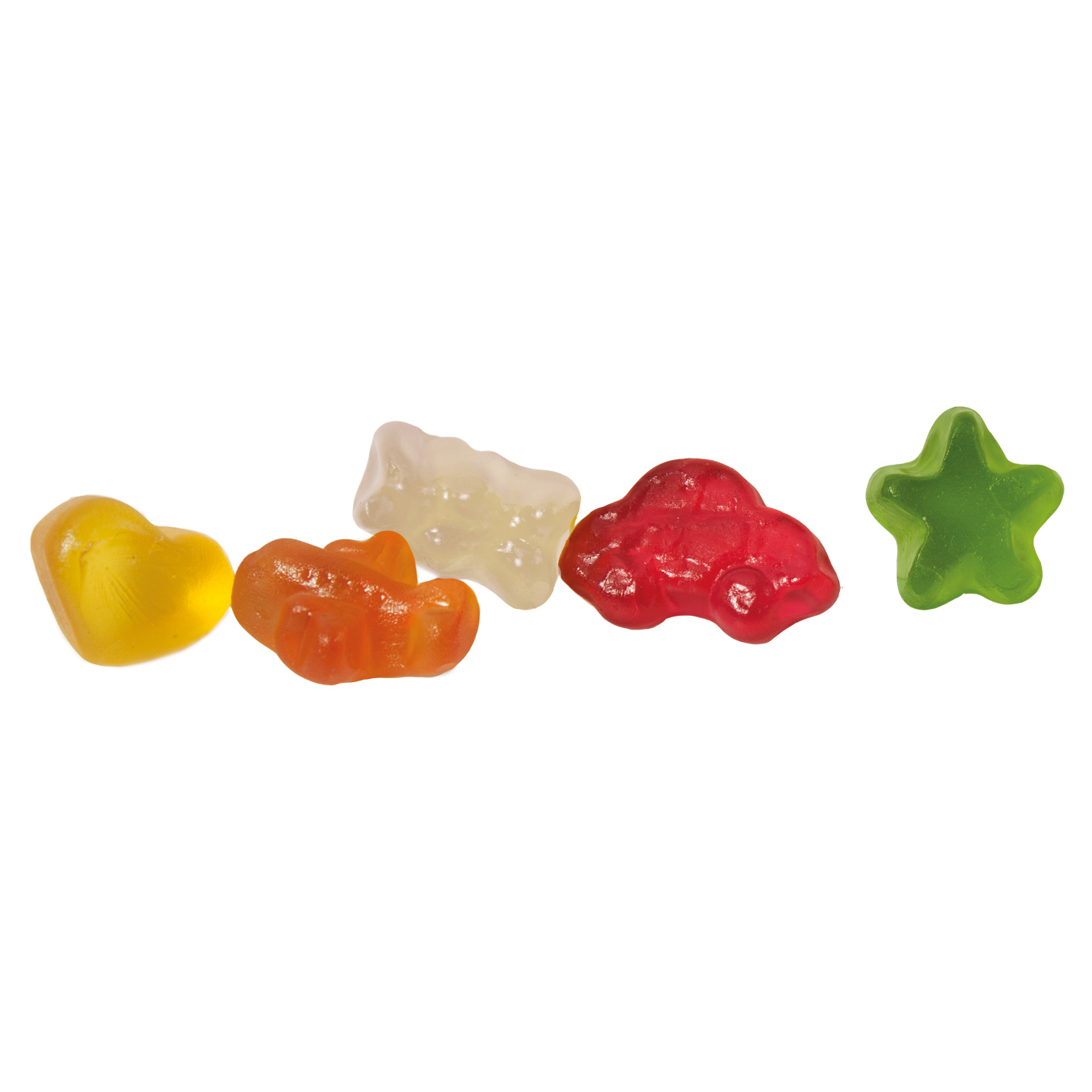 HARIBO Kettenbeutel 4er, Inhalt: HARIBO Herzen sortenrein