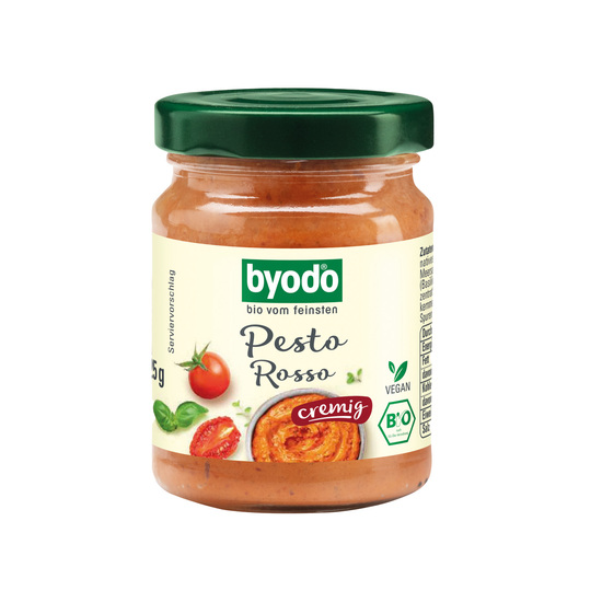 BIO Pesto im Werbekarton, Inhalt: BIO Pesto Calabrese ca. 125 g