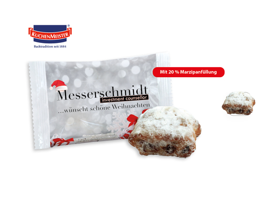 Stollenkonfekt Werbetüte, Inhalt: Stollenkonfekt ca. 27 g