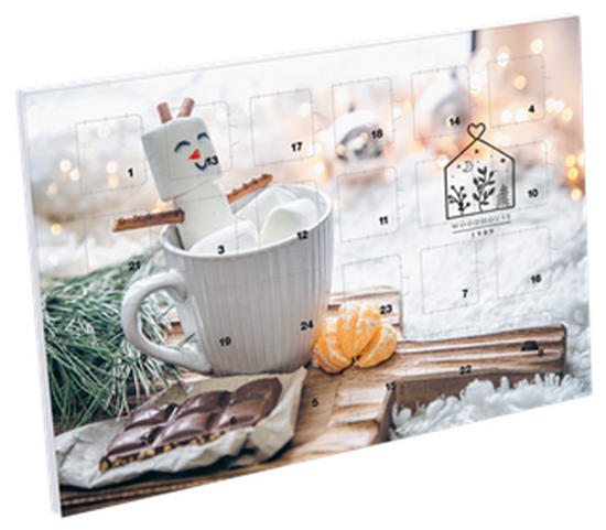 Tisch Adventskalender, individuell bedruckt