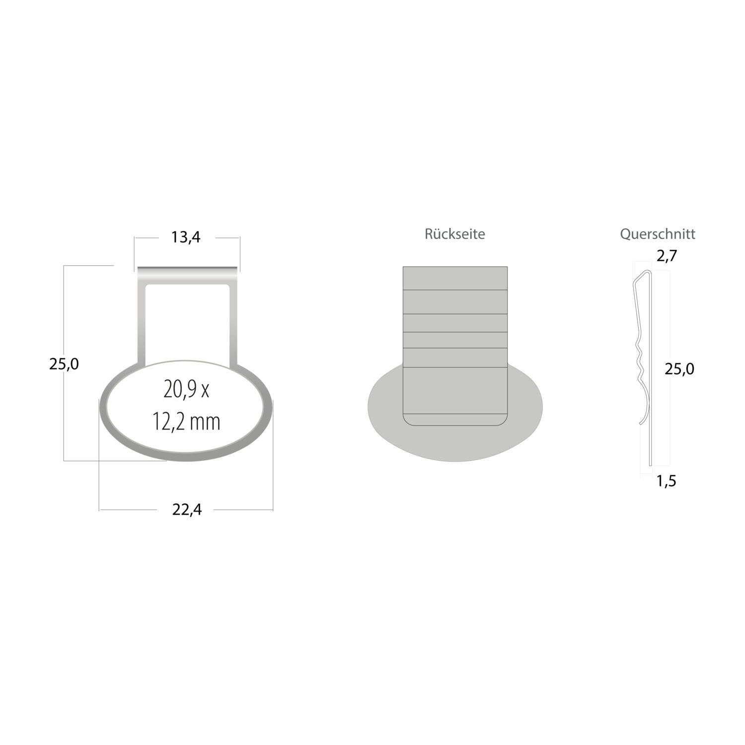 ROMINOX® Shape Clip - Variante C