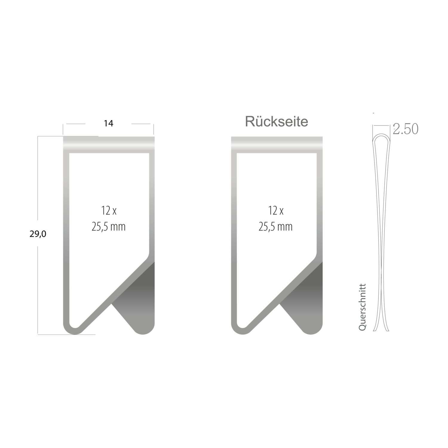 ROMINOX® X Clip - Variante A