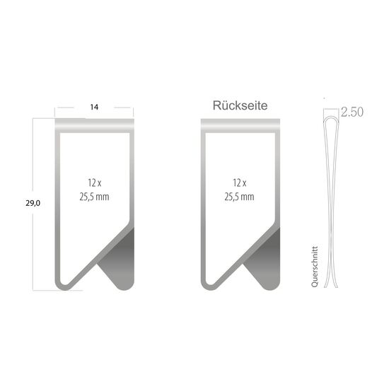 ROMINOX® X Clip - Variante A