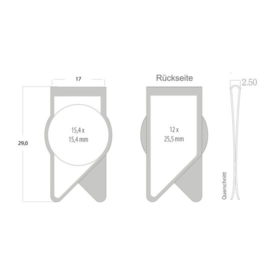 ROMINOX® X Clip - Variante E