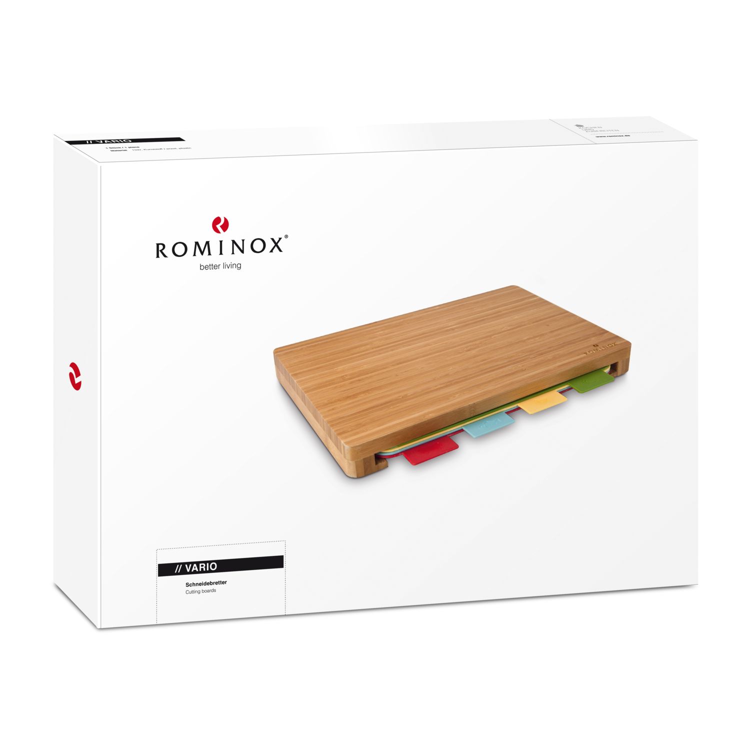ROMINOX® Schneidebretter // Vario im Bambuskörper