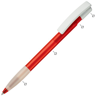 Kugelschreiber Nash Combi mit Gummigriff