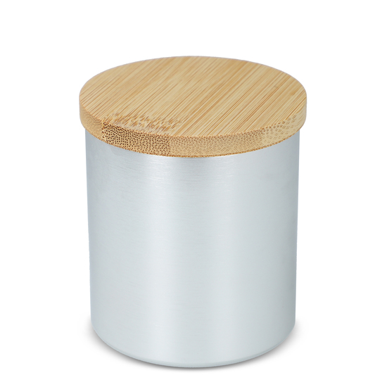 Bhakti-Duftkerze auf pflanzlicher Basis in recyceltem Aluminiumgefäß