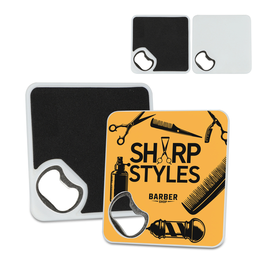 R-ABS Untersetzer mit Flaschenöffner