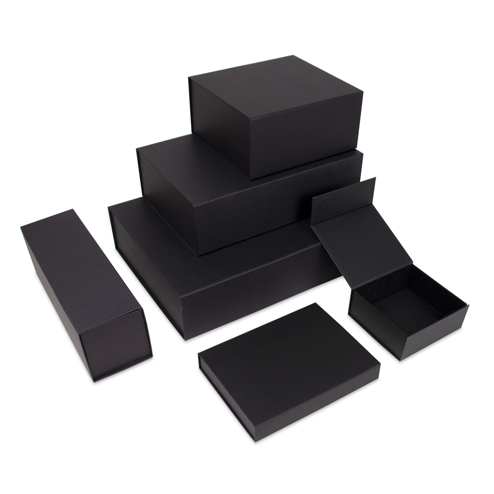Luxus Magnetfaltkartonagen VPD042 42,5 x 33,3 x 9,7 cm schwarz