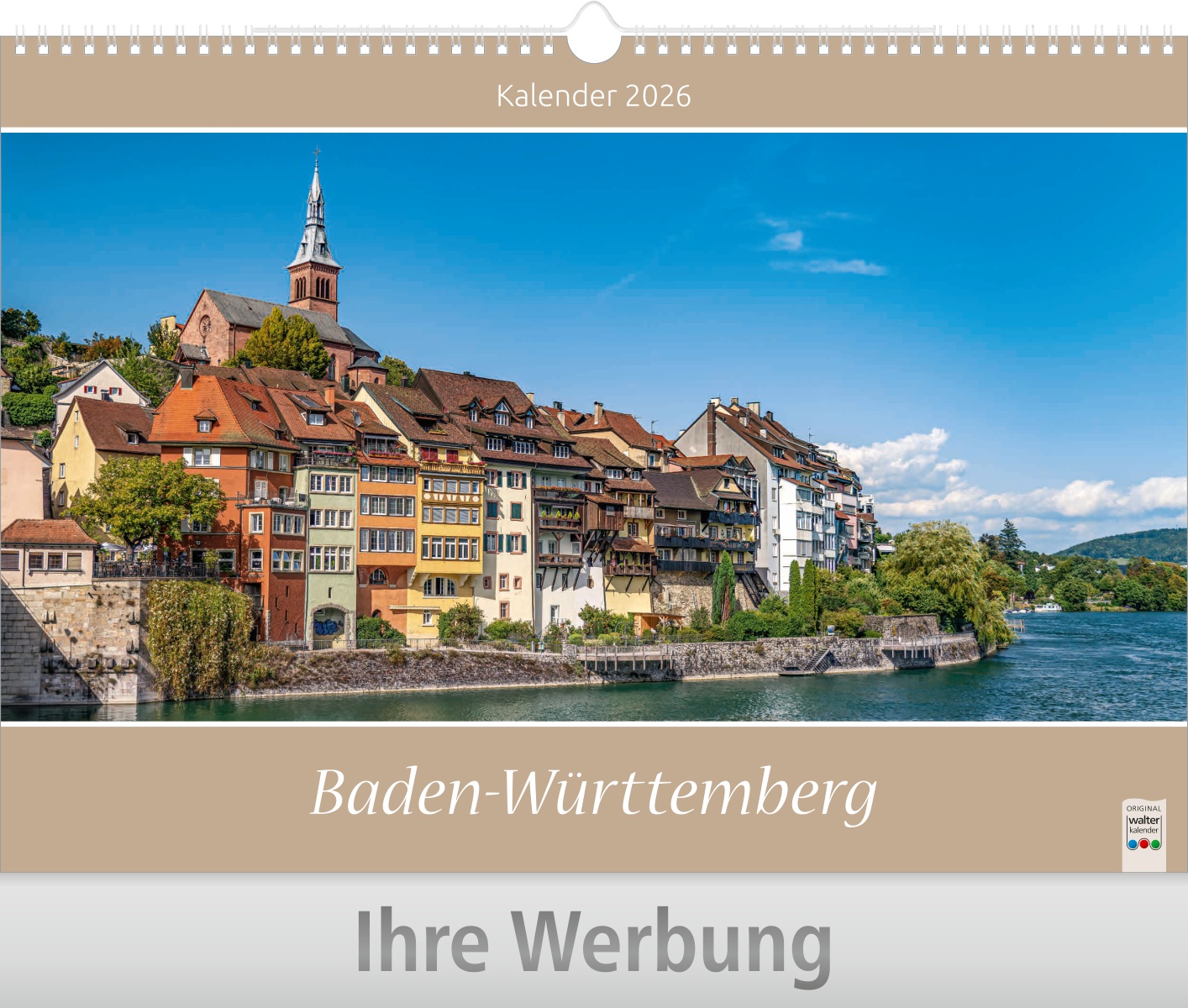 Baden-Württemberg - Große Wandkalender mit Wire-O-Bindung