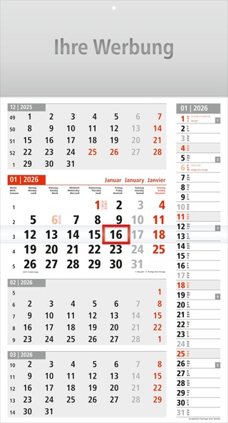 Viermonatsplaner Quattro-memo