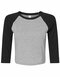 BL1200 Bella Women´s Micro Rib 3/4 Raglan Baby Tee