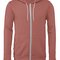 Unisex Zip-Up Poly-Cotton Fleece Hoodie
